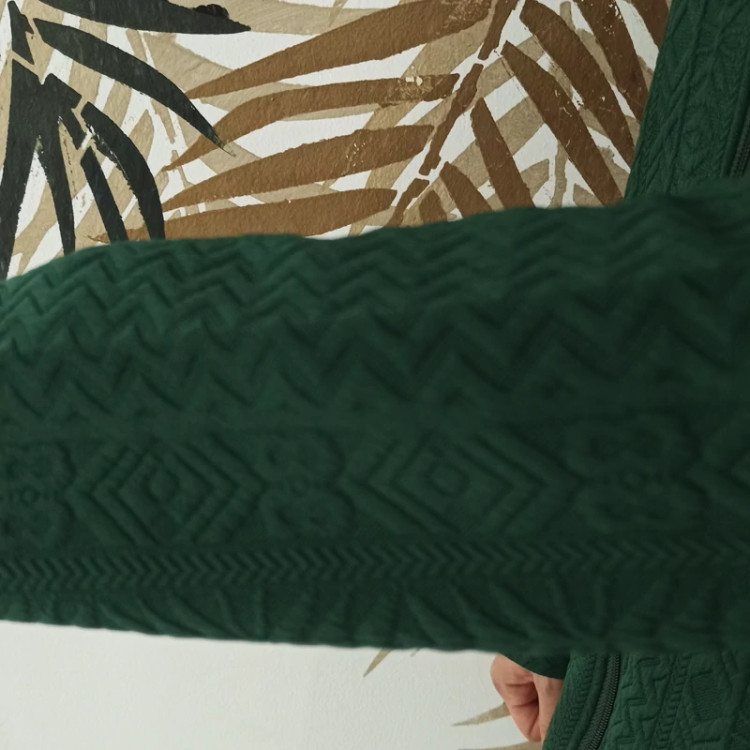 98-سویشرت طرح برجسته کلاهدار زنانه