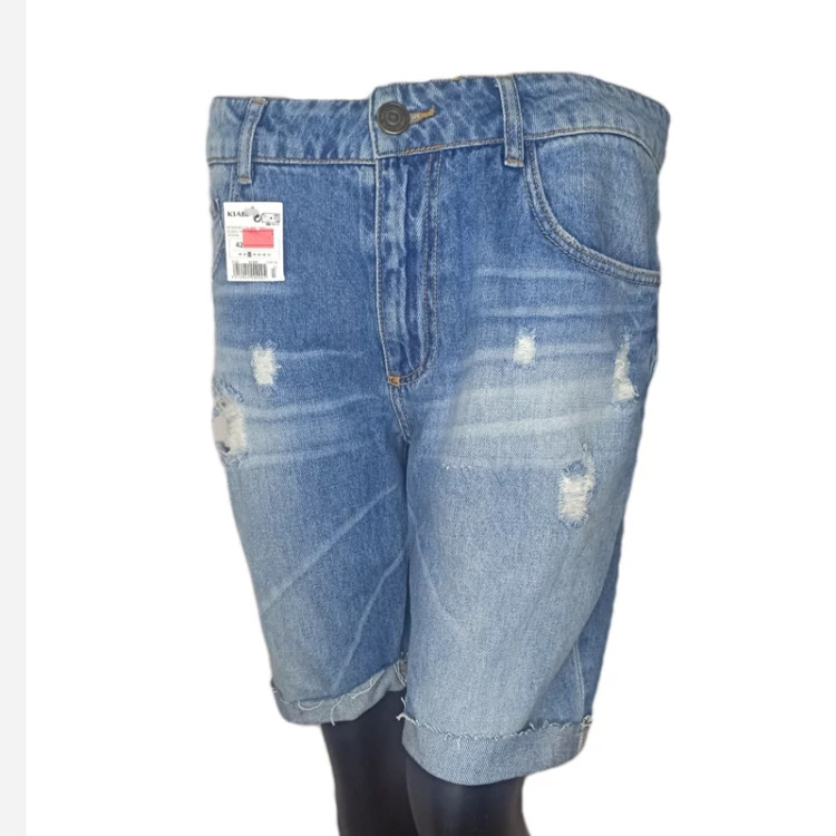 39-شلوارک جین زنانه دخترانه زابدار-2