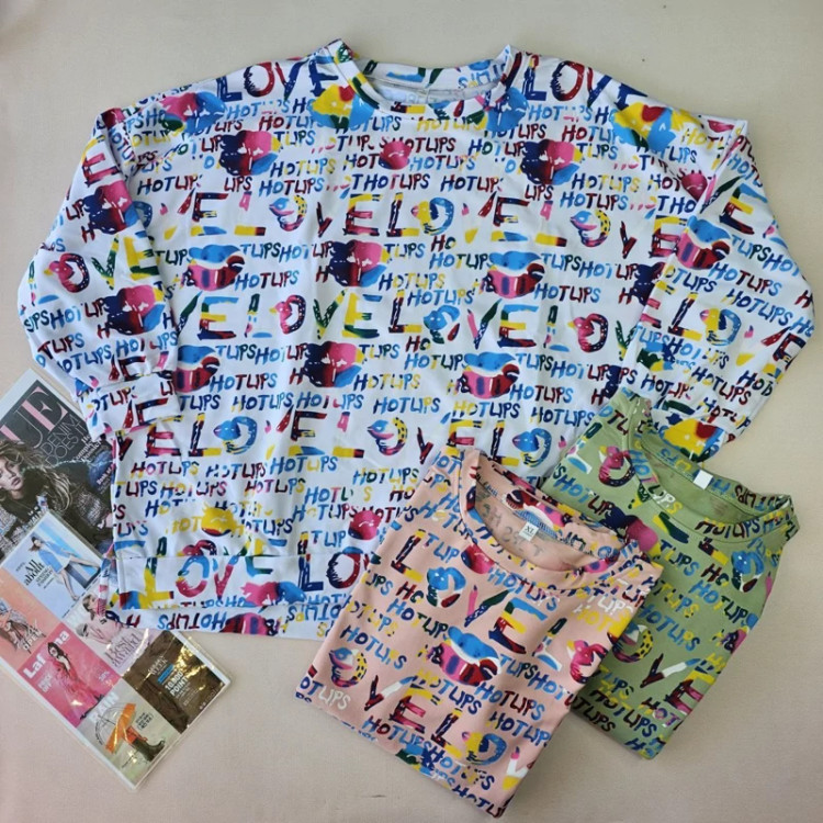 78-بلوز دورس لش طرحدار زنانه