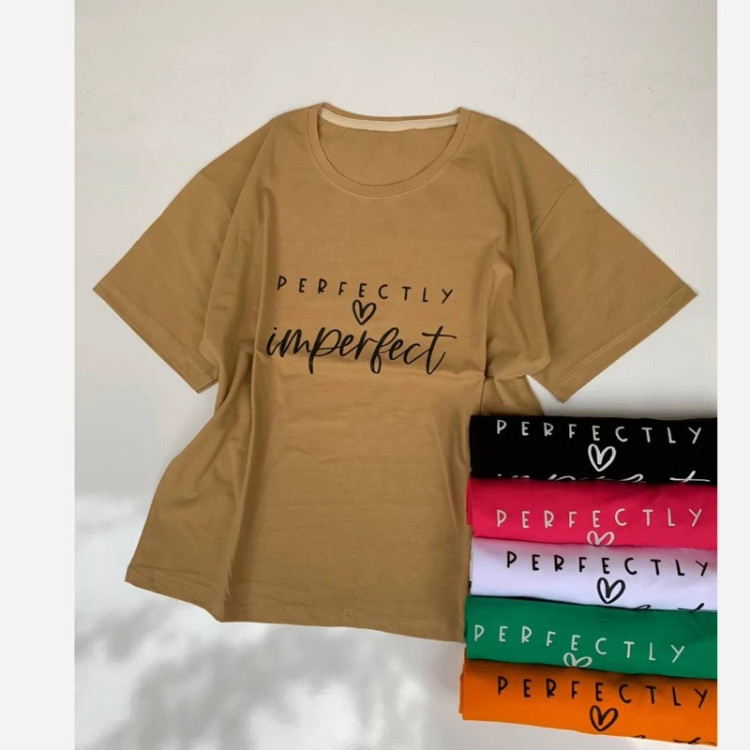 83-تیشرت کراپ نخ پنبه دخترانه آستین کوتاه