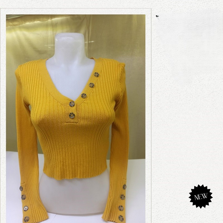 105-بلوز کراپ بافت زنانه پوشاک درنیکا