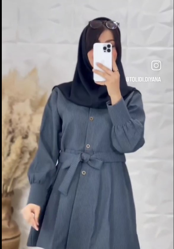 60-مانتو دیپلمات زنانه دانشجویی کمری پیله دار-2