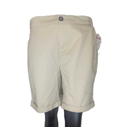 126-شلوارک کتان زنانه دخترانه زابدار برند kiabi