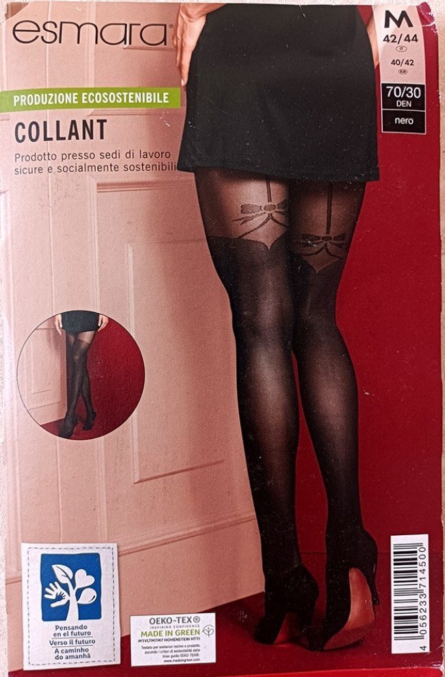 جوراب شلواری زنانه اسمارا طرح پاپیون139-2